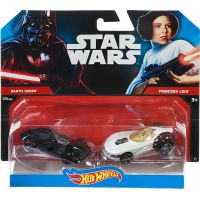 Hot Wheels Star Wars 2ks autíčko Darth Vader a Princess Leia 4