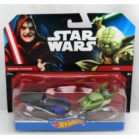 Hot Wheels Star Wars 2ks autíčko Emperor Palpatine a Yoda 4