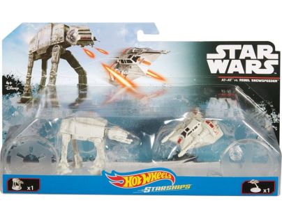Hot Wheels Star Wars Starship - AT-AT vs. Rebel Snowspeeder DYH43