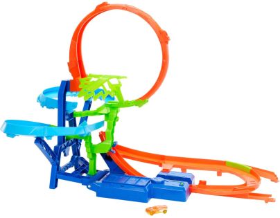 Hot Wheels Stunt tracks zrážka vo vzduchu dráha - Poškodený obal