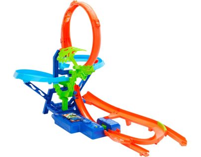 Hot Wheels Stunt tracks zrážka vo vzduchu dráha - Poškodený obal