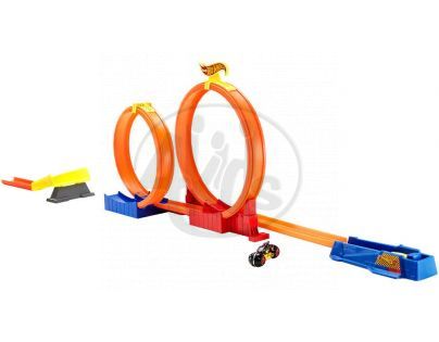 Hot Wheels Supermotorka profi dráha - Double Loop