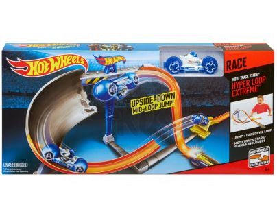 Hot Wheels Supermotorka profi dráha - Hyper Loop Extreme