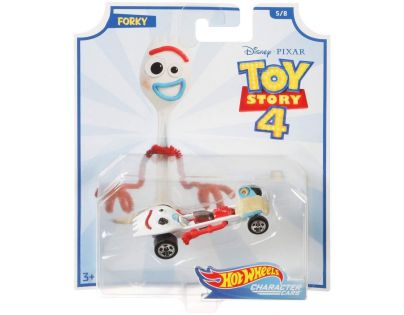 Hot Wheels tematické auto – Toy story Forky