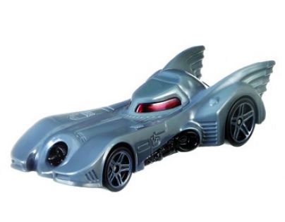 Hot Wheels Tématické auto Batman Batmobil šedý