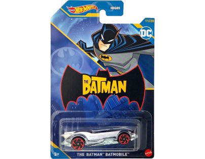 Hot Wheels tematické auto Batman DC Batmobile Silver