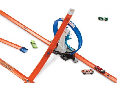 Hot Wheels Track Builder doplnky a dráhy Loop Launcher