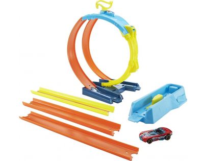 Hot Wheels Track Builder set pre staviteľa rozdelená slučka