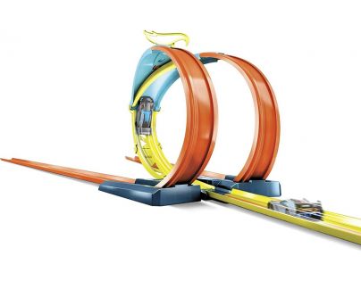 Hot Wheels Track Builder set pre staviteľa rozdelená slučka