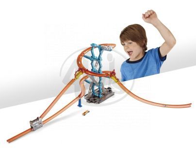 Hot Wheels - Track builder - spirálová dráha (CDL56)