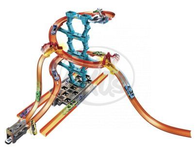Hot Wheels - Track builder - spirálová dráha (CDL56)