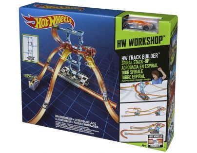 Hot Wheels - Track builder - spirálová dráha (CDL56)