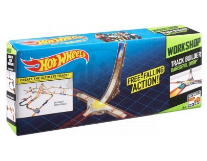 Hot Wheels Track Builder střední set - Ďábelský spád