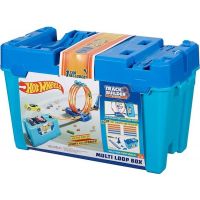 Hot Wheels Track Builder v kufríku Modré veko 5
