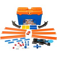 Hot Wheels Track Builder v kufríku Oranžové veko 2