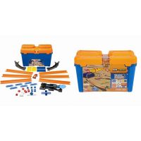 Hot Wheels Track Builder v kufríku Oranžové veko 3