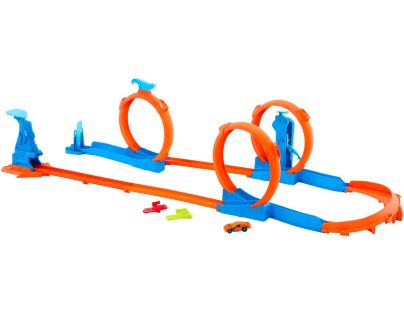 Hot Wheels Track Creator dráha trojitá slučka