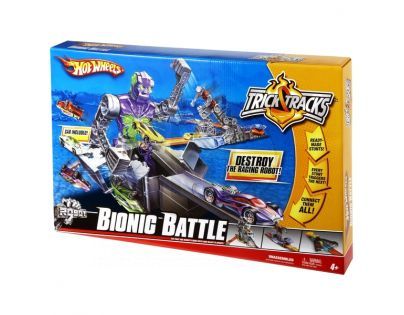 Hot Wheels T2293 Válka robotů Trick Track set