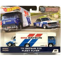 Hot Wheels týmový náklaďák 71 Datsun 510 2