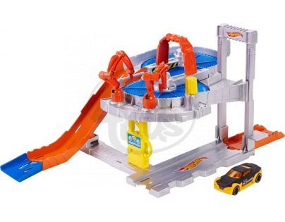 Hot Wheels Klasická hrací sada - Továrna na auta