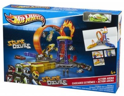 Mattel X9630 - Hot Wheels Team Kaskadérská dráha