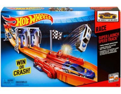 Hot Wheels Závodní dráha s dvěma skoky - BGJ26