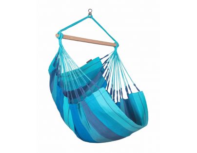 La Siesta Hojdacia sedačka Habana Basic Stripes 33lagoon