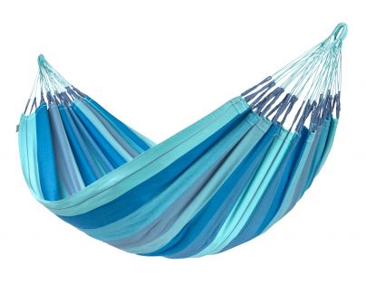 Hojdacia sieť La Siesta Modesta Double Stripes lagoon