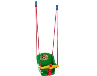 Hojdačka Baby s pískátkem nosnosť 20 kg zelená