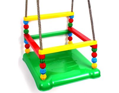 Hojdačka plast 35x34cm nosnosť 40kg zelený sedák