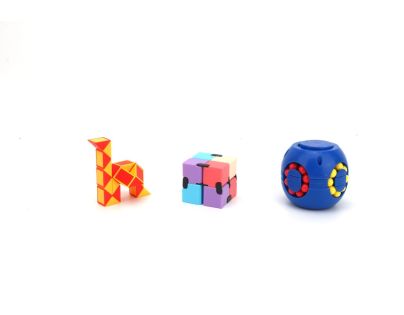 Hra Brain puzzle prstový otočný guličkový