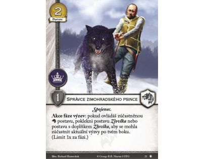 ADC Black Fire Hra o Tróny 2 edície LCG Cesta do Zimohradu