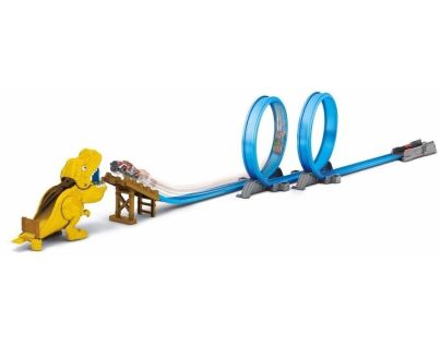 Hracia sada s dráhou, T-Rexom a kovovým autíčkom