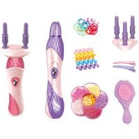 Hrací set na vlasy 2v1 s korálkami-gumičky