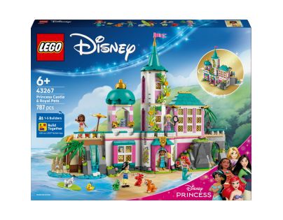 LEGO® Disney 43267 Hrad princezien a kráľovskí domáci miláčikovia