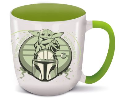Stor Mandalorian Hrnček keramický elite Grogu