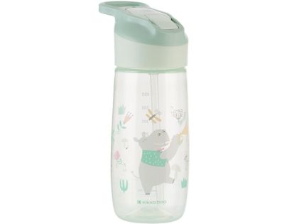 KikkaBoo Hrnček so silikónovým náustkom 450ml 12m+ Music Fest Mint