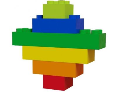 Hubelino Guličkové dráha - kocky farebné 120 ks