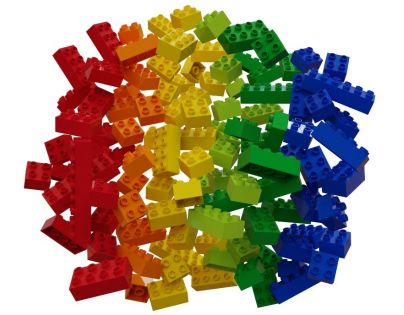 Hubelino Guličkové dráha - kocky farebné 120 ks