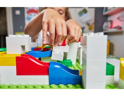 Hubelino Guľôčková dráha Set s kostkami Anniversary 525 ks