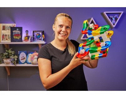 Hubelino Guľôčková dráha Set s kostkami Anniversary 525 ks