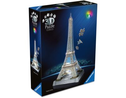 Ravensburger Iconics: Eiffelova veža (Nočná edícia)