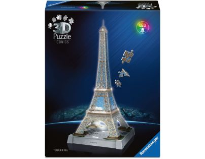 Ravensburger Iconics: Eiffelova veža (Nočná edícia)