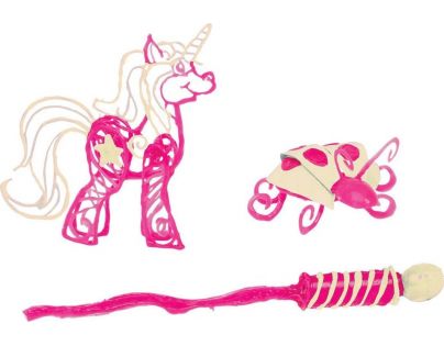 IDO3D Vertical 4 pera sada