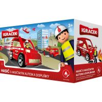 IGRÁČEK 23018 - Hasič + auto + doplňky 2
