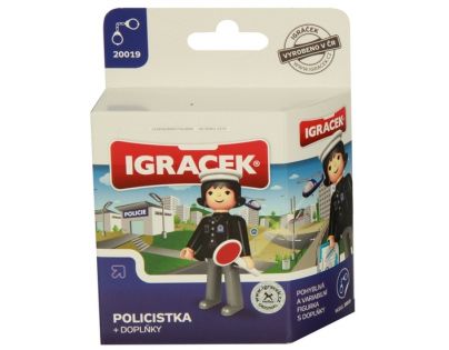 IGRÁČEK 20019 - Policistka + doplňky