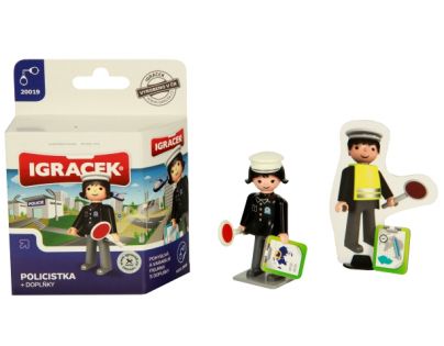 IGRÁČEK 20019 - Policistka + doplňky