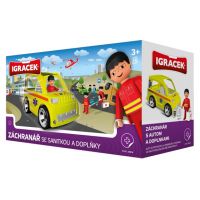 IGRÁČEK 23019 - Záchranář se sanitkou a doplňky 2