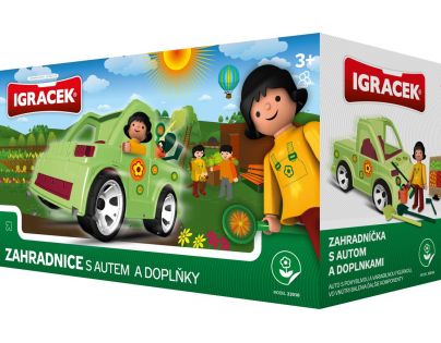 IGRÁČEK 23016 - Zahradnice + auto + doplňky