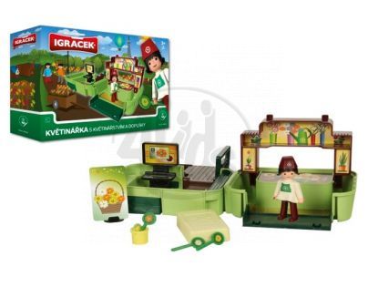 IGRÁČEK 22116 - Květinářka + obchod + doplňky